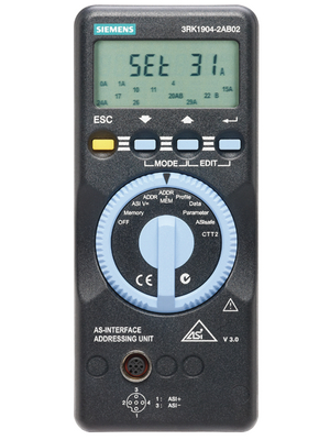 Siemens - 3RK1904-2AB02 - AS-I addressing unit, 3RK1904-2AB02, Siemens