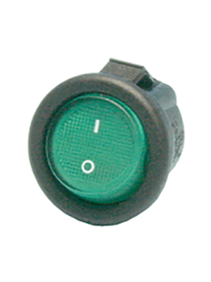 Taiway - R19-R112B-T8-8-B - Rocker switch 1P 6 A 250 VAC, R19-R112B-T8-8-B, Taiway