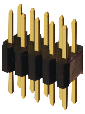 Amphenol/FCI - 20021111-00006T4LF - Pin header THT straight Poles 6 Minitek 127, 20021111-00006T4LF, Amphenol/FCI