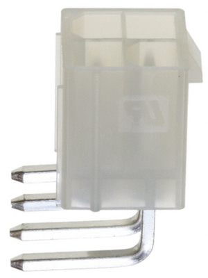 TE Connectivity - 1586041-4 - Male connector 90 Pitch4.2 mm Poles 2 x 2 VAL-U-LOK, 1586041-4, TE Connectivity