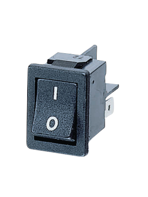 Arcolectric - H8550VBACA - Rocker switch 2P 10 A 250 VAC, H8550VBACA, Arcolectric