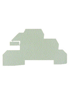 Weidmller - WAP WDL2.5/S - End plate N/A 48.95 x 1.5 x 94.5 mm beige W-Series, 1067700000, WAP WDL2.5/S, Weidmller