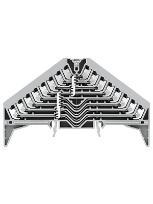 Weidmller - PPV 8 GR 35X15 DGR - Potential distributor PPV 8 DIN35x15 mm Inputs=32 0.5...1.5 mm2 grey, 1173850000, PPV 8 GR 35X15 DGR, Weidmller
