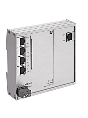 HARTING - ECON 2050B-A-P - Industrial Ethernet Switch 5x 10/100 RJ45 (4x PoE), ECON 2050B-A-P, HARTING