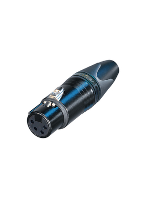 Neutrik - NC4FXX-B - XLR cable socket 4 N/A XX Soldering Connections black, NC4FXX-B, Neutrik