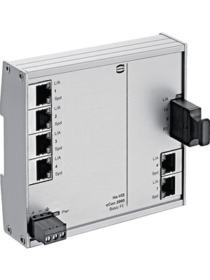 HARTING - ECON 2061B-AD - Industrial Ethernet Switch 6x 10/100 RJ45 / 1x SC (multi-mode), ECON 2061B-AD, HARTING