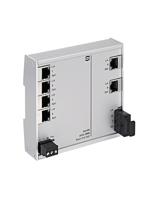 HARTING - ECON 2061GB-AD - Industrial Ethernet Switch 6x 10/100/1000 RJ45 / 1x SC (multi-mode), ECON 2061GB-AD, HARTING