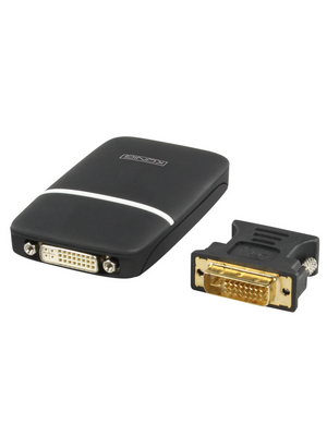 Koenig - CMP-USBVGA11 - Converter USB - DVI-D, CMP-USBVGA11, K?nig