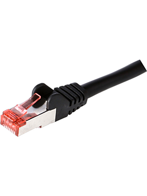 Maxxtro - PB-SFTP6-5-BK-T - Patch cable CAT6 S/FTP 5.00 m black, PB-SFTP6-5-BK-T, Maxxtro