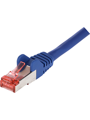 Maxxtro - PB-SFTP6-1-BL-T - Patch cable CAT6 S/FTP 1.00 m blue, PB-SFTP6-1-BL-T, Maxxtro