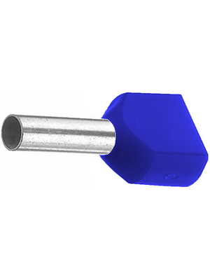 Vogt - 470208d - Twin Entry Ferrule blue 0.75 mm2/8 mm, 470208d, Vogt