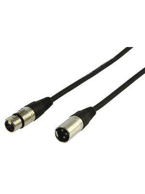 Koenig - CBXX-10 - XLR Monocable 10.0 m black, CBXX-10, K?nig