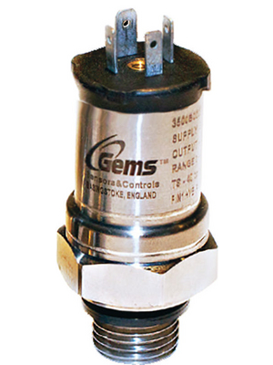 Gems - 3500B700MG05G000 - Pressure sensor, 0...0.700 bar, 4...20 mA, 3500B700MG05G000, Gems