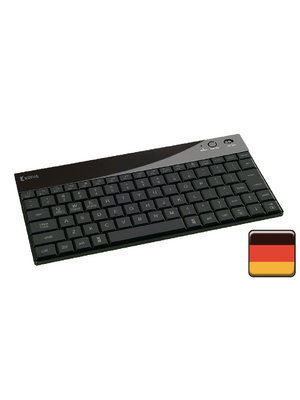 Koenig - CSKBBT300DE - Illuminated Multimedia Bluetooth Keyboard AT / DE Bluetooth black, CSKBBT300DE, K?nig
