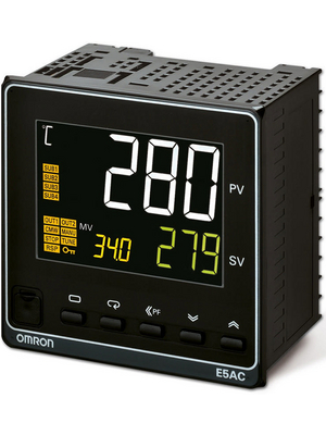 Omron Industrial Automation - E5AC-CX4A5M-004 - Digital Temperature Controller E5_C 110...240 VAC, E5AC-CX4A5M-004, Omron Industrial Automation