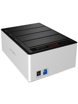 ICY BOX - IB-141CL-U3 - 4x docking and cloning station SATA 2.5/3.5" silver, IB-141CL-U3, ICY BOX