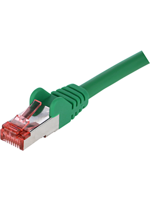 Maxxtro - PB-SFTP6-7.5-GN-T - Patch cable CAT6 S/FTP 7.50 m green, PB-SFTP6-7.5-GN-T, Maxxtro