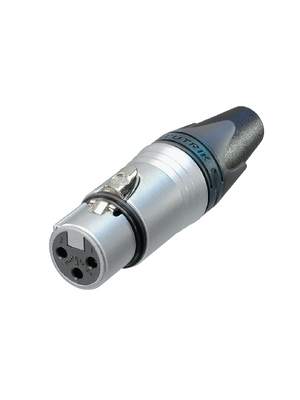 Neutrik - NC3FXX-HE - XLR cable socket 3 N/A XX/HE Soldering Connections nickel-plated, NC3FXX-HE, Neutrik