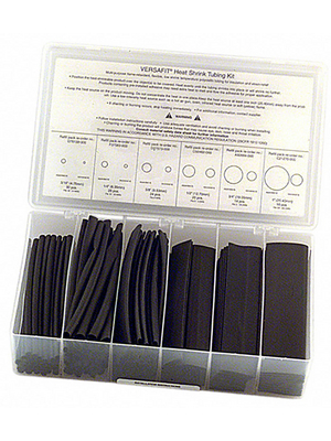 TE Connectivity - A55251-000 - Heat-shrink tubing, assortment Polyolefin 2:1 -55...+135 °C - VERSAFIT-KIT-1-0, A55251-000, TE Connectivity