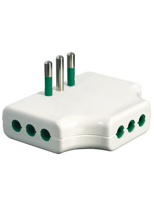 FME Fanton - 82250 - Flat plug N/A white Italian plug, 82250, FME Fanton