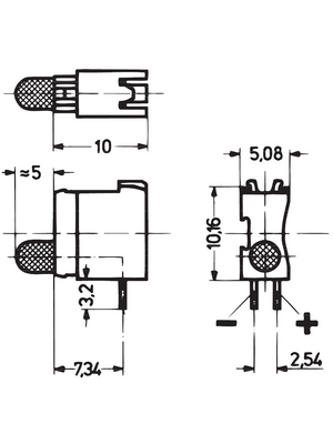 Pentair Schroff - 69004-265 - PCB LED 3.2 mm round red low current, 69004-265, Pentair Schroff