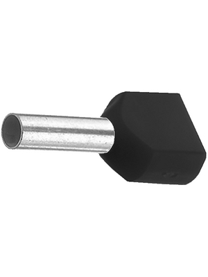 EKT - ATT 2-1,5 - Twin bootl.ferrule 2x1,5 black/, ATT 2-1,5, EKT