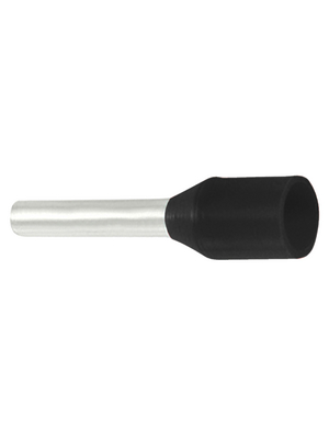 RND Connect - RND 465-00139 - Bootlace ferrule black 6.0 mm2/18 mm, RND 465-00139, RND Connect