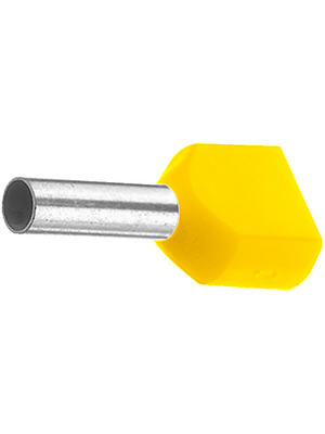 Vogt - 460308d - Twin Entry Ferrule yellow 1 mm2/8 mm, 460308d, Vogt