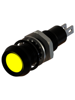 Marl - 677-521-21-53 - LED Indicator, yellow, 600 mcd, 12 VDC, 677-521-21-53, Marl