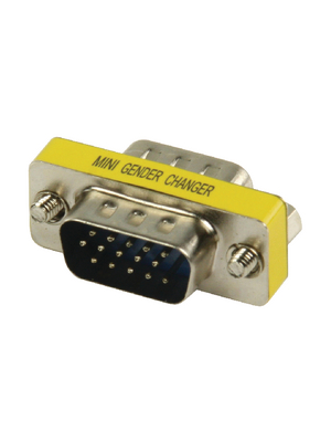 Valueline - GCHD-MM15P - VGA Adapter, HD15 Plug/HD15 Plug, GCHD-MM15P, Valueline