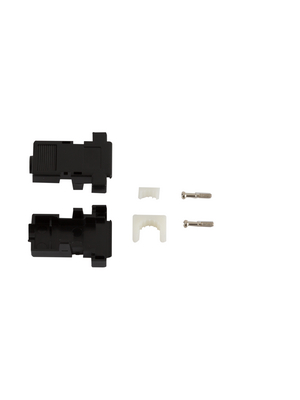 MH Connectors - MHCCOV-09SN-BK - D-Sub plastic hood 9P, MHCCOV-09SN-BK, MH Connectors
