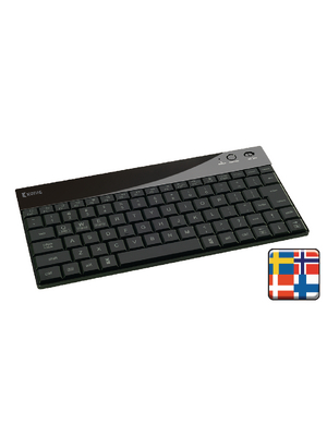 Koenig - CSKBBT300ND - Illuminated Multimedia Bluetooth Keyboard SE / NO / FI / DK Bluetooth black, CSKBBT300ND, K?nig