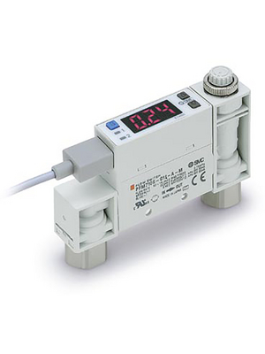 SMC - PFM725S-F01-E - Flow switch 0.5...25 l/min PNP / 1...5 V G1/8", PFM725S-F01-E, SMC