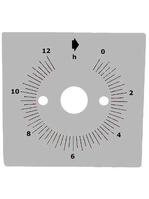 Faucigny Instruments - S12H - Scale 12 h, S12H, Faucigny Instruments
