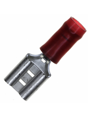 TE Connectivity - 640903-1 - Blade receptacle PIGD insulated Faston N/A, 0.3...1 mm2, 22...18 AWG, FASTON-250, 640903-1, TE Connectivity