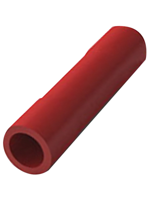 TE Connectivity - 34132 - Butt splice connector 19.3 mm red N/A, 0.3...1.5 mm2, 22...16 AWG, 34132, TE Connectivity