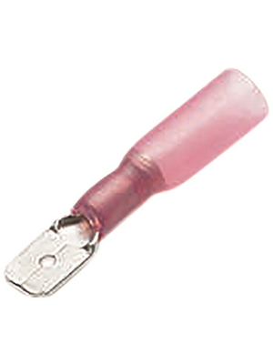 K.S.Terminals - MDHD1-250 - Blade terminal red 6.3 x 0.8 mm, MDHD1-250, K.S.Terminals