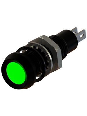 Marl - 677-532-21-53 - LED Indicator, green, 600 mcd, 12 VDC, 677-532-21-53, Marl