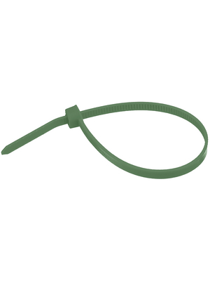 Thomas&Betts - TY125-40-5-100 - Cable tie green 141 mm x3.5 mm, TY125-40-5-100, Thomas&Betts