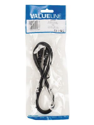Valueline - VLAP25000B10 - Digital Audio Cable 1.00 m black, VLAP25000B10, Valueline