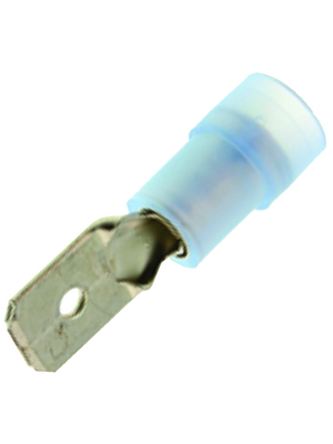 TE Connectivity - 696369-1 - Blade receptacle PIGD insulated Faston N/A, 0.3...1 mm2, 16...14 AWG, FASTON-250, 696369-1, TE Connectivity