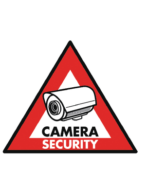 Koenig - SAS-ST-CS - Warning sticker 148 x 123 mm, SAS-ST-CS, K?nig