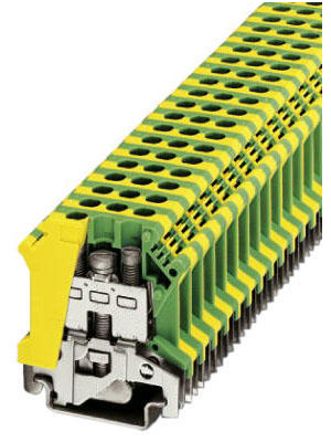 Phoenix Contact - USLKG 10 - Ground terminal block N/A green-yellow, 0.5...6 mm2, 442011, USLKG 10, Phoenix Contact