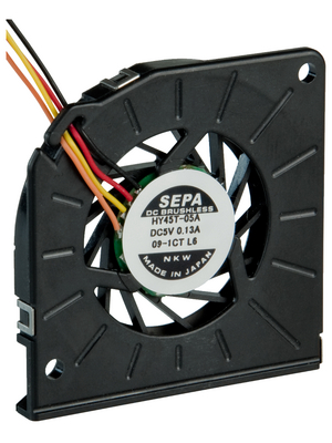 Sepa - HY_45T05A-830 - Radial fan 45 x 45 x 5 mm 2.28 m3/h 5 VDC 0.75 W, HY_45T05A-830, Sepa