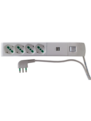 FME Fanton - 410150 - Outlet strip, 4xType L, 1.5 m, 2P+T 10 A, 410150, FME Fanton