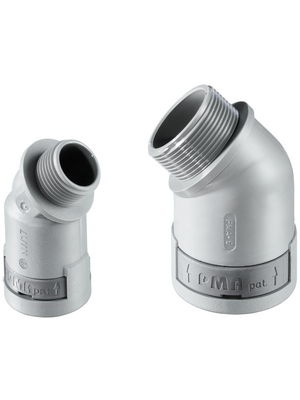 PMA Uster - SVAD-M207GT - Fitting 45 elbowNW17 M20 x 1.5 grey 45 , SVAD-M207GT, PMA Uster