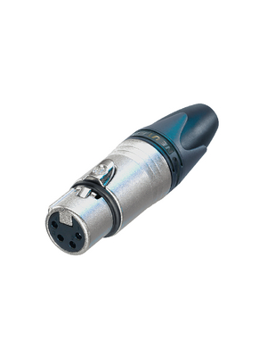 Neutrik - NC4FXX - XLR cable socket 4 N/A XX Soldering Connections nickel-plated, NC4FXX, Neutrik