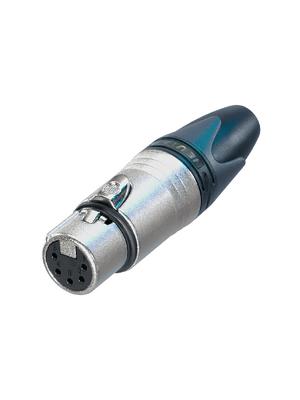 Neutrik - NC5FXX - XLR cable socket 5 N/A XX Soldering Connections nickel-plated, NC5FXX, Neutrik