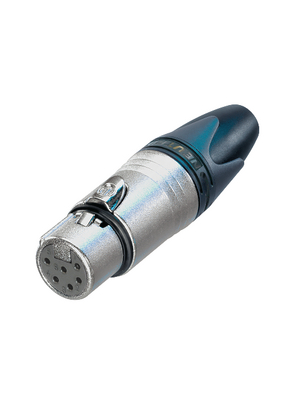 Neutrik - NC6FXX - XLR cable socket 6 N/A XX Soldering Connections nickel-plated, NC6FXX, Neutrik